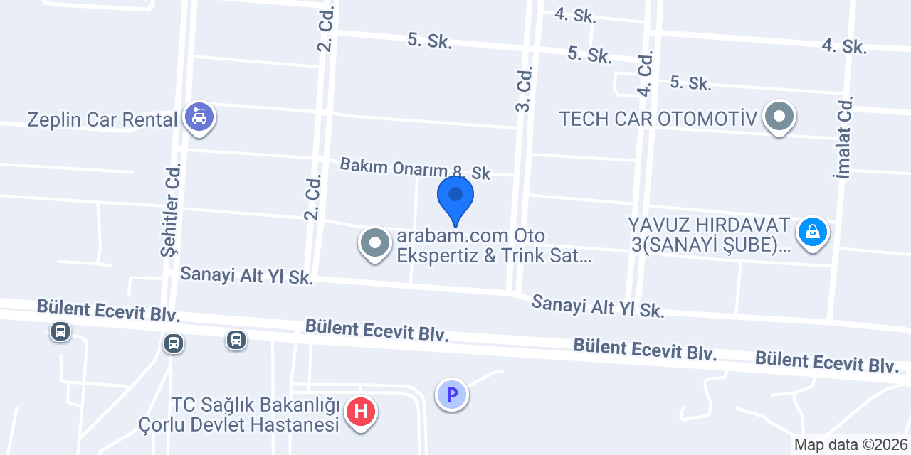 TRAKYA DORSE FREN konumu