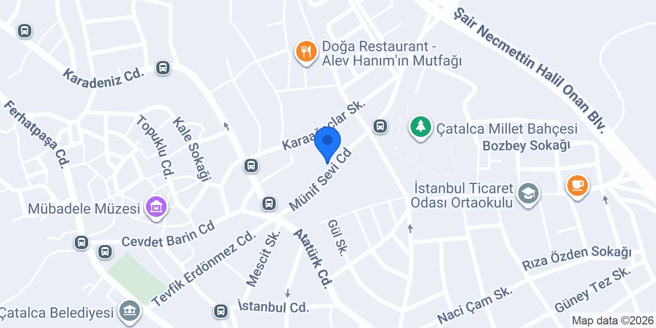 Çatalca Bambi Yatak konumu