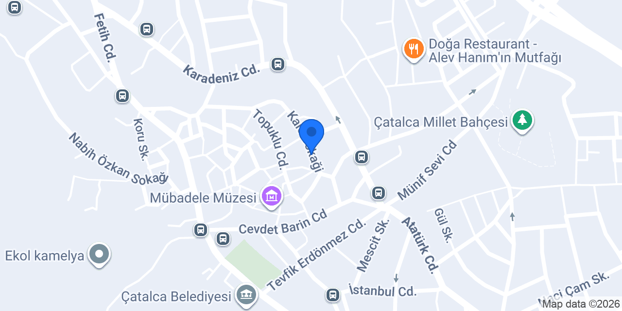 Çatalca Minder konumu