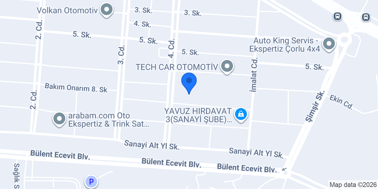 EMEKSAN KARAVAN Ve RÖMORK konumu
