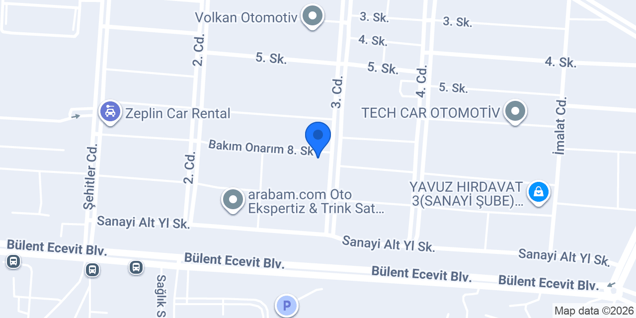 CEZMAK MAKİNA İNŞ. SAN. TİC. LTD. ŞTİ. konumu