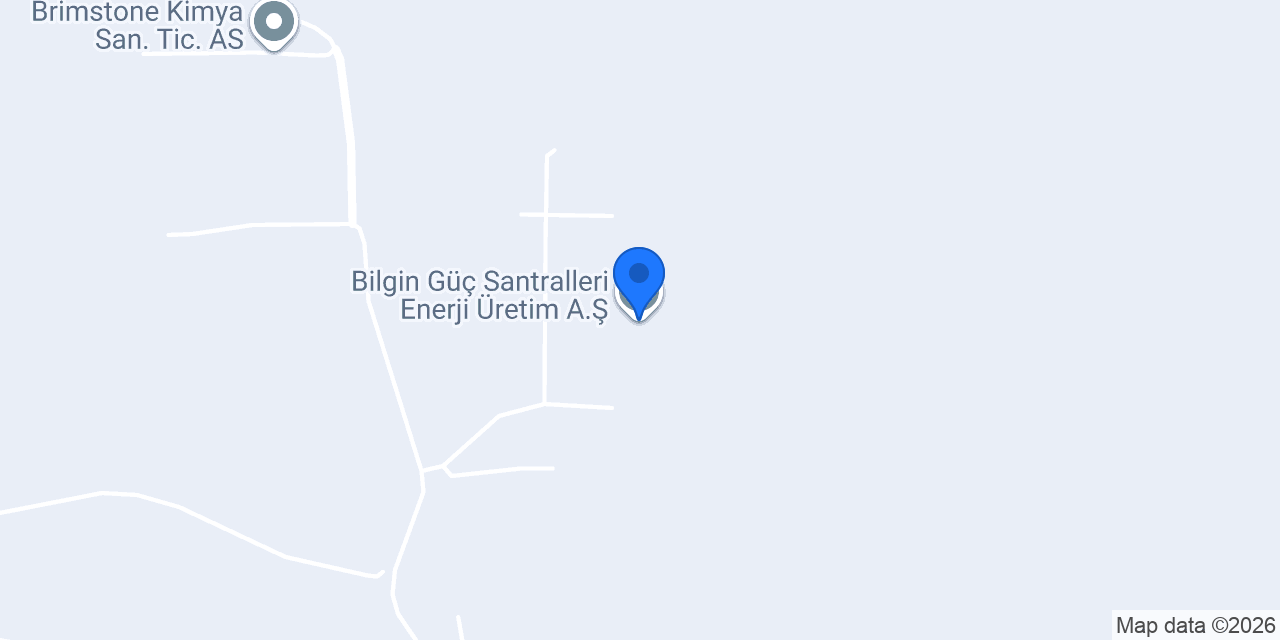 Bilgin Güç Santralleri Enerji Üretim A.Ş. konumu
