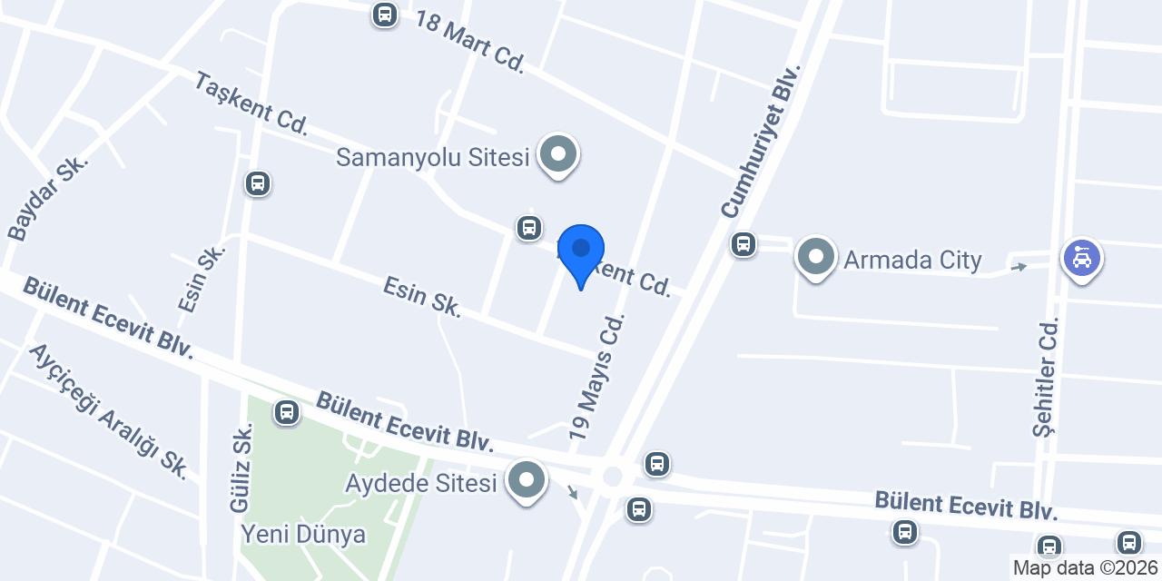 Çorlu İlçe Nüfus Müdürlüğü konumu