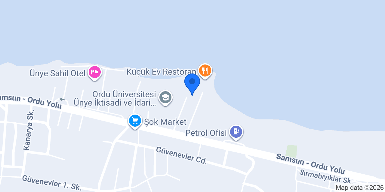 Evim Pansiyon konumu