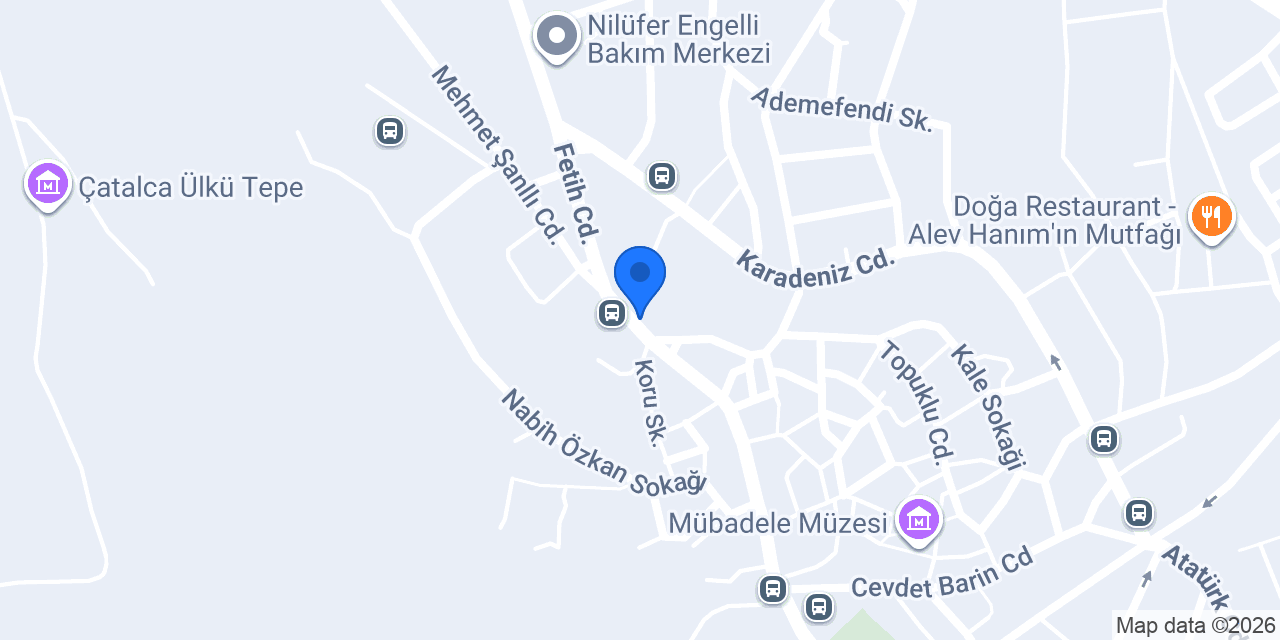 Çatalca Şifa Eczanesi konumu