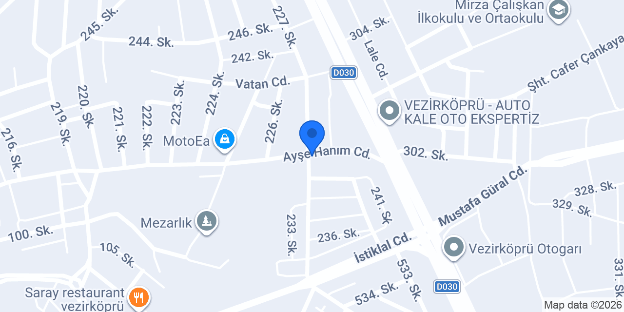Okur ticaret konumu