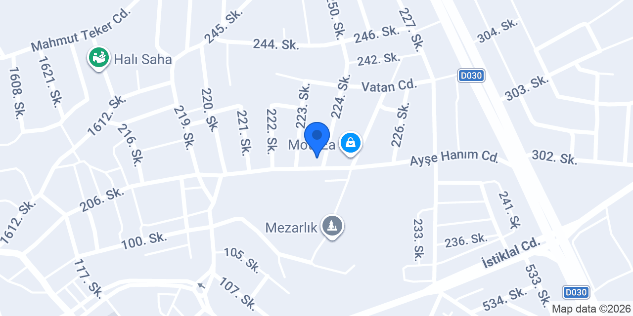 Atak Tesisat konumu