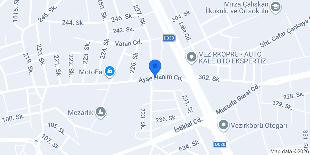 VEZİRTUR MOBİLYA konumu