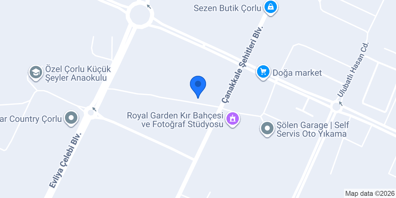 Çorlu Firuze Restaurant konumu