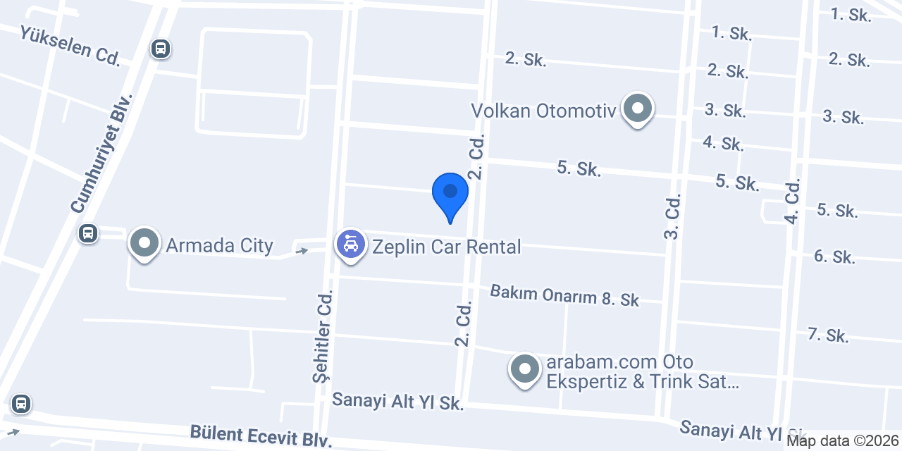 Oto plus Çorlu Oto Elektrik konumu