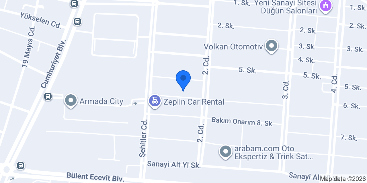 Emre Çorlu Volkswagen Özel Servisi konumu