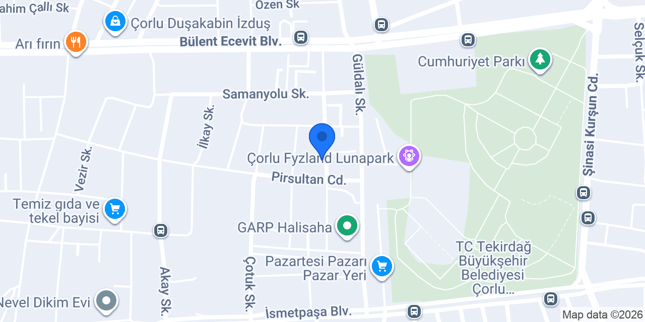 Çorlu Dövme Devil’s Art Studio konumu