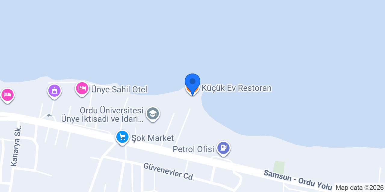 Küçük Ev Restoran konumu