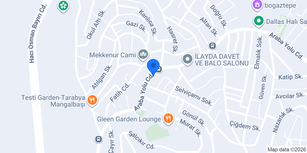 Sürat Kargo Tarabya Şube konumu