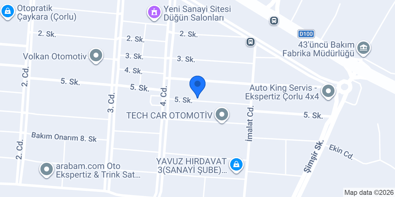 İnfinite Performance Chıp Tuning Çorlu / Wolt 42 konumu