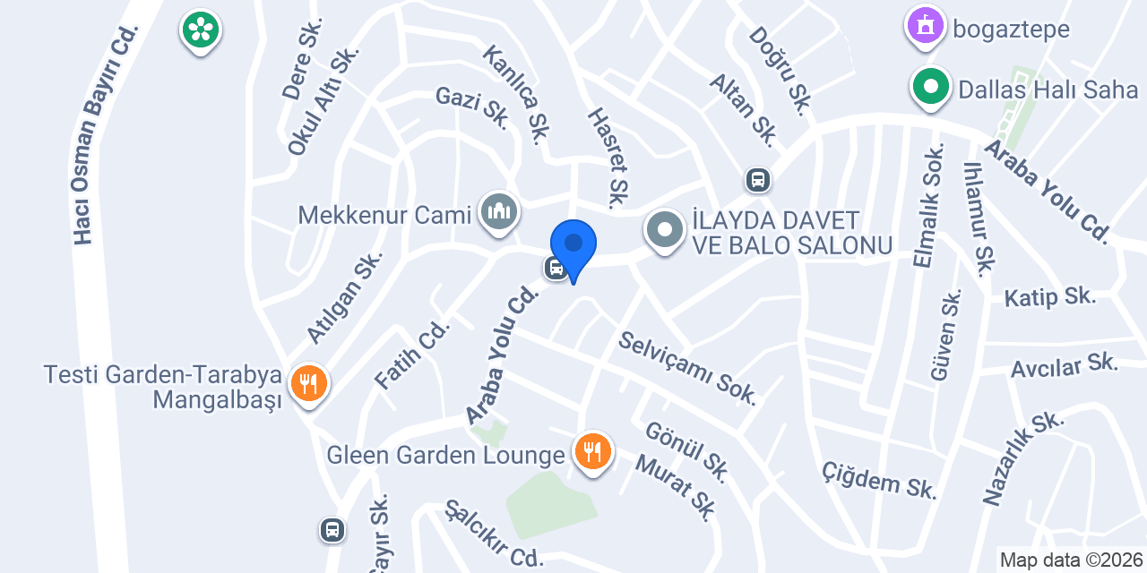 DURAK PİDE&BÖREK TARABYA konumu