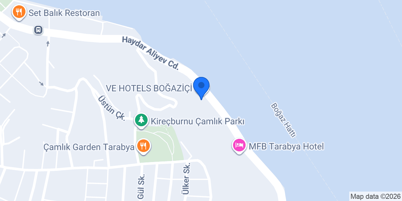 VE BOĞAZİÇİ konumu