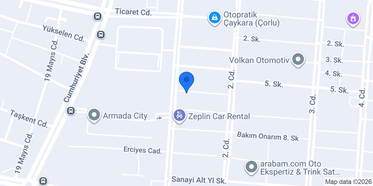Artı Auto Bakım Onarım Teknik Servis konumu