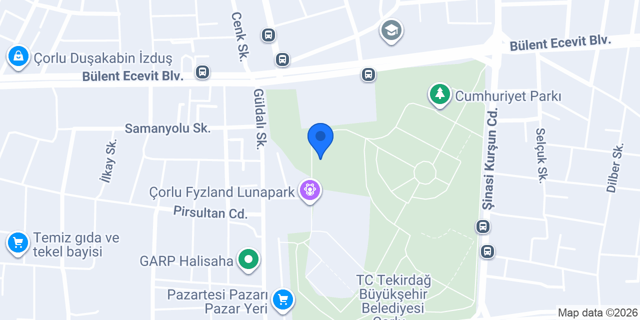 Çorlu Desinatör ve Grafiker dersi konumu