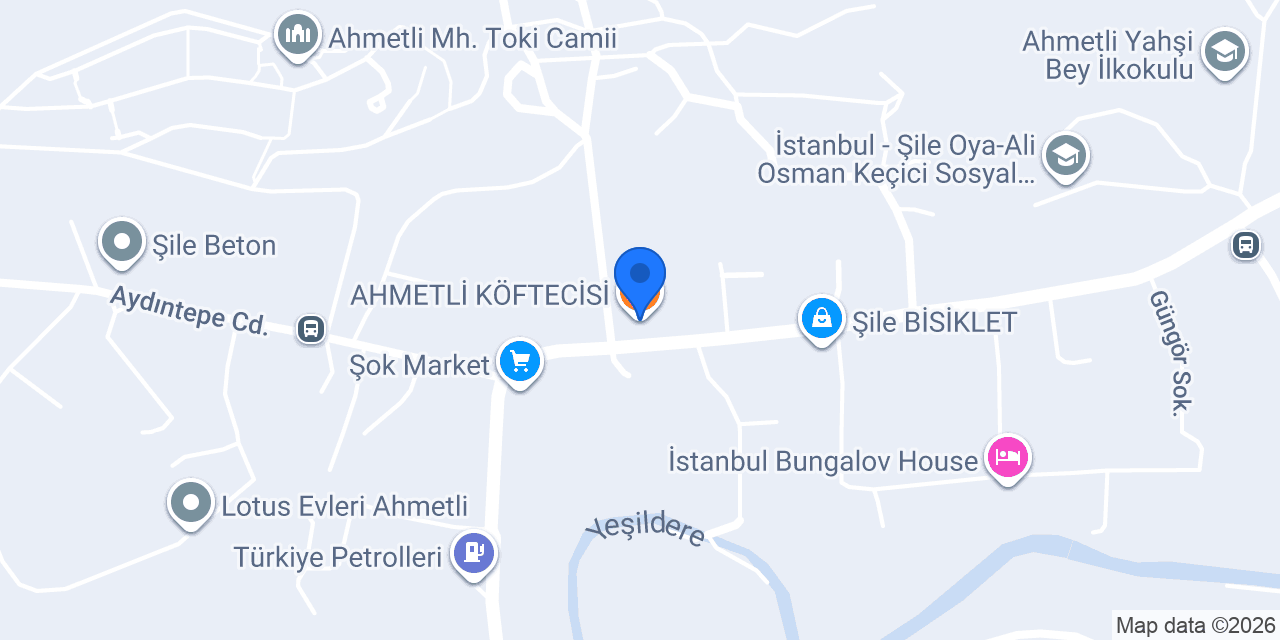 AHMETLİ KÖFTECİSİ konumu