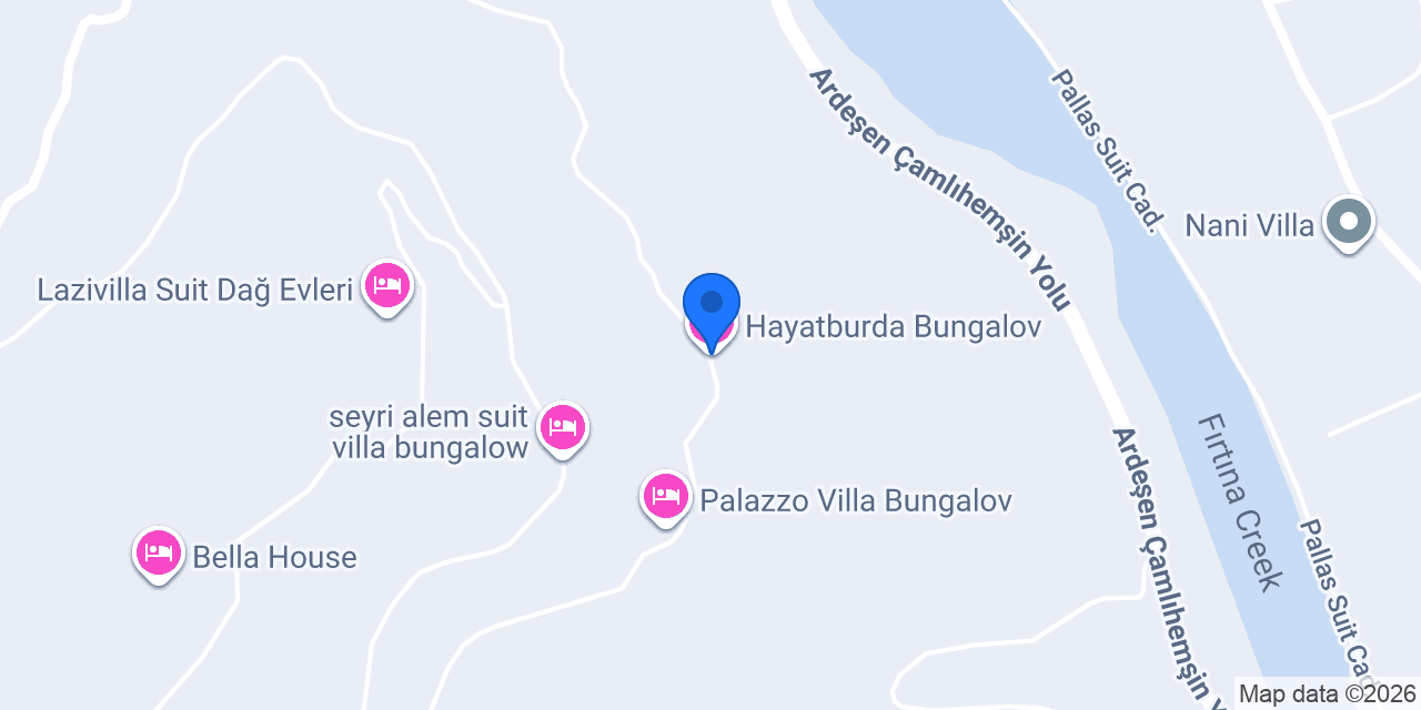 Hayatburda Bungalov konumu