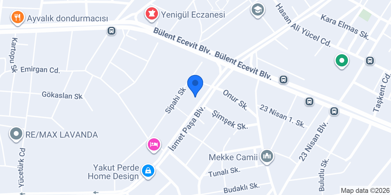 Mavi Veteriner Kliniği konumu