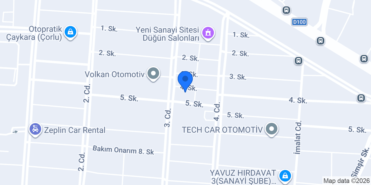 Tolga Otomotiv konumu