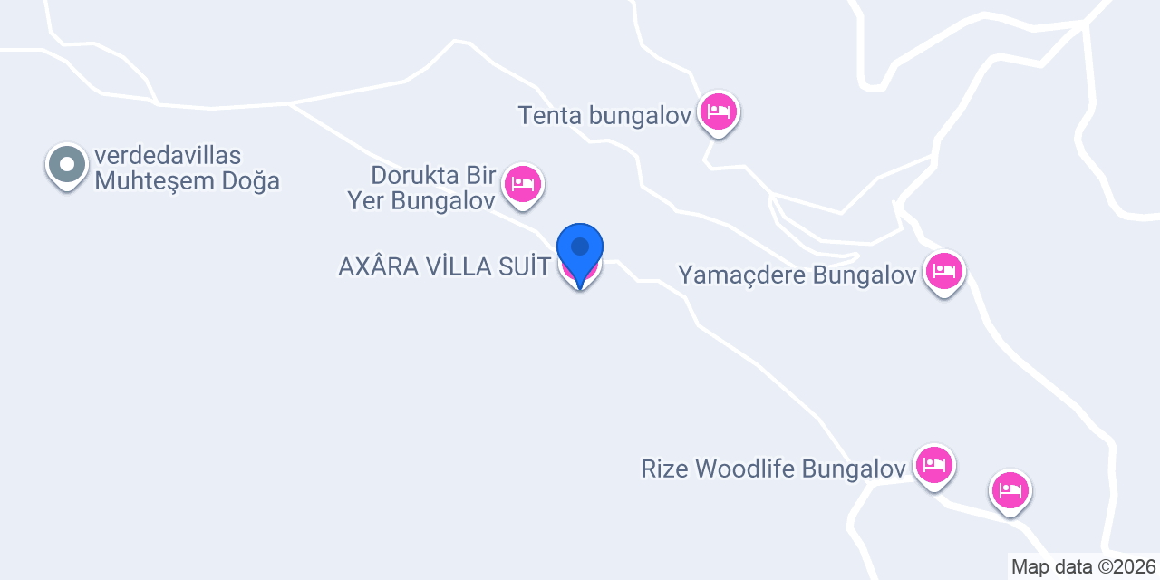 AXÂRA VİLLA SUİT konumu
