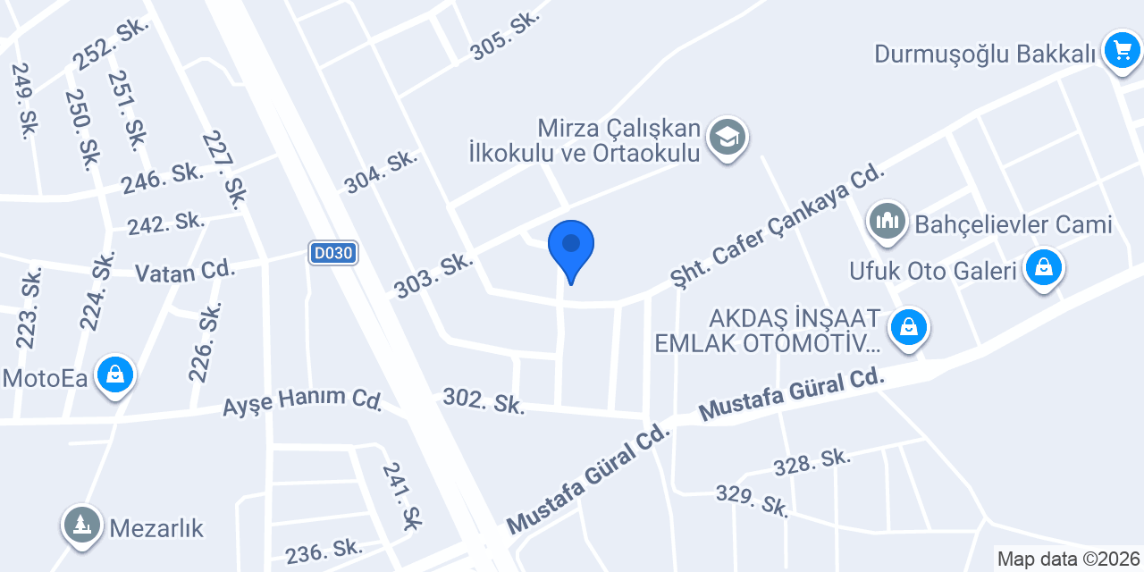 Erden mobilya konumu