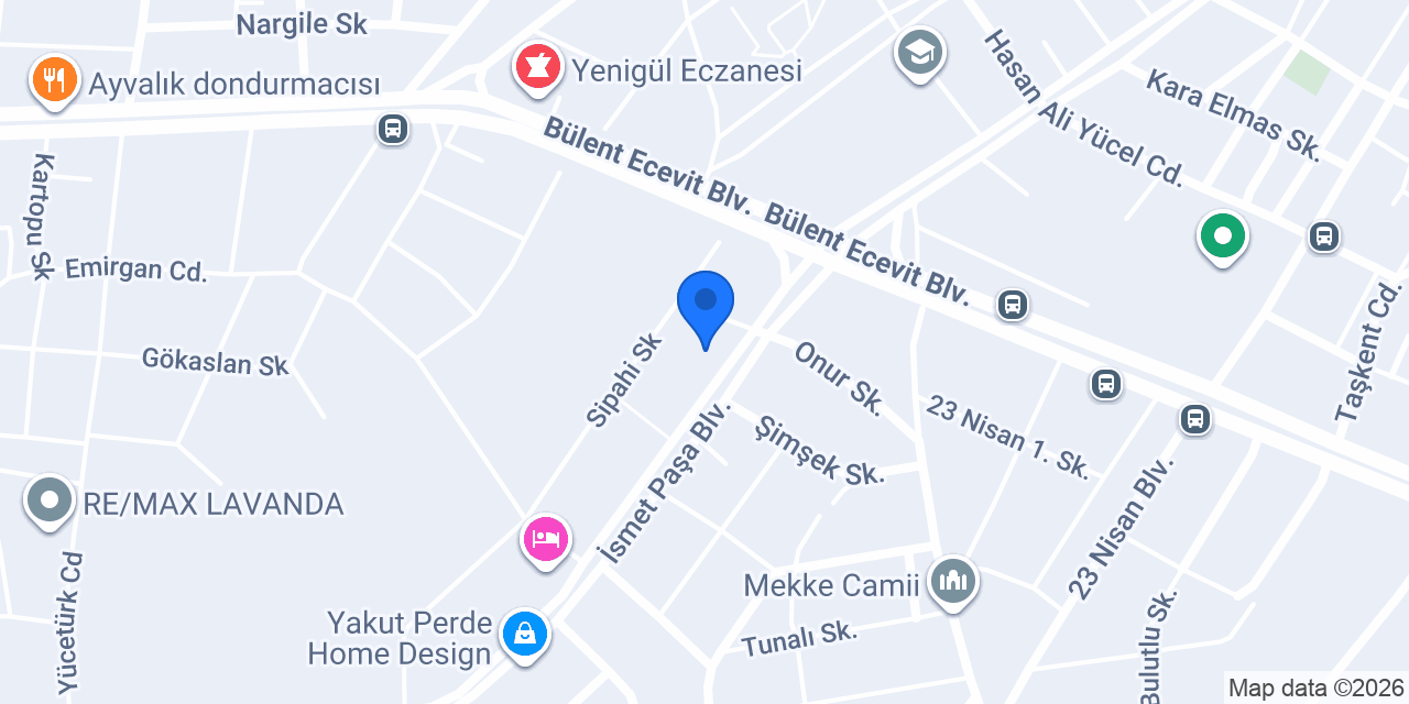 TAC BY METİN PERDE konumu