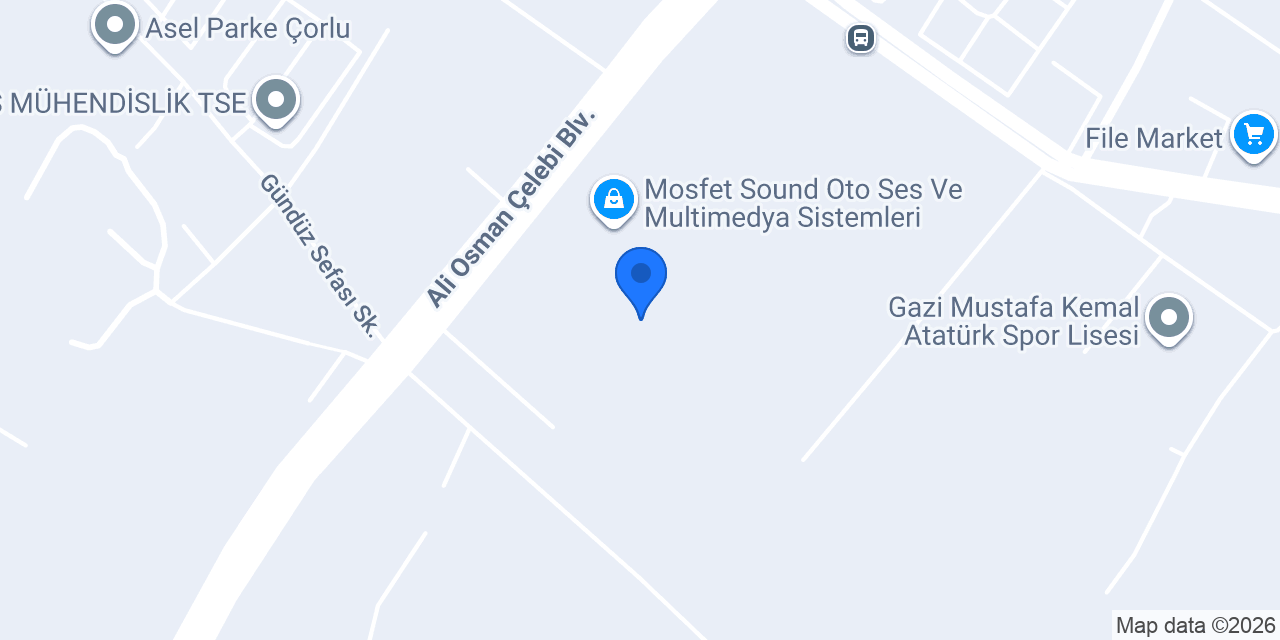 Çorlu arelsan römork konumu