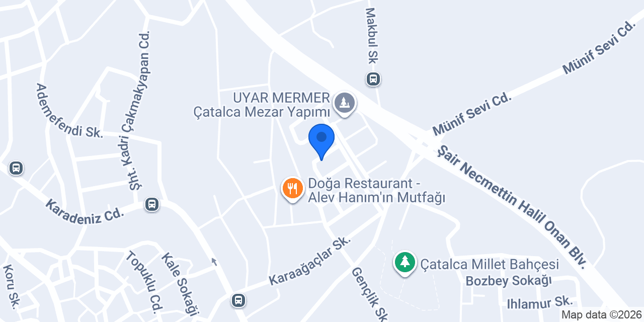 ÇATALCA HİDROFOR konumu