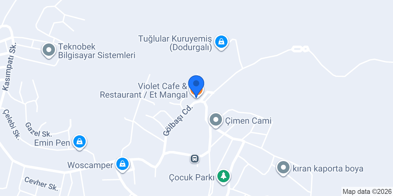 Violet Cafe & Restaurant / Et Mangal konumu