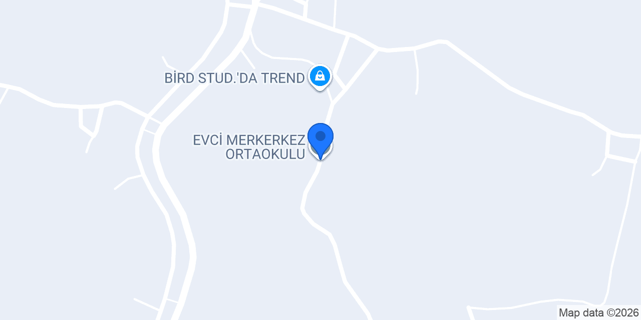EVCİ MERKERKEZ ORTAOKULU konumu