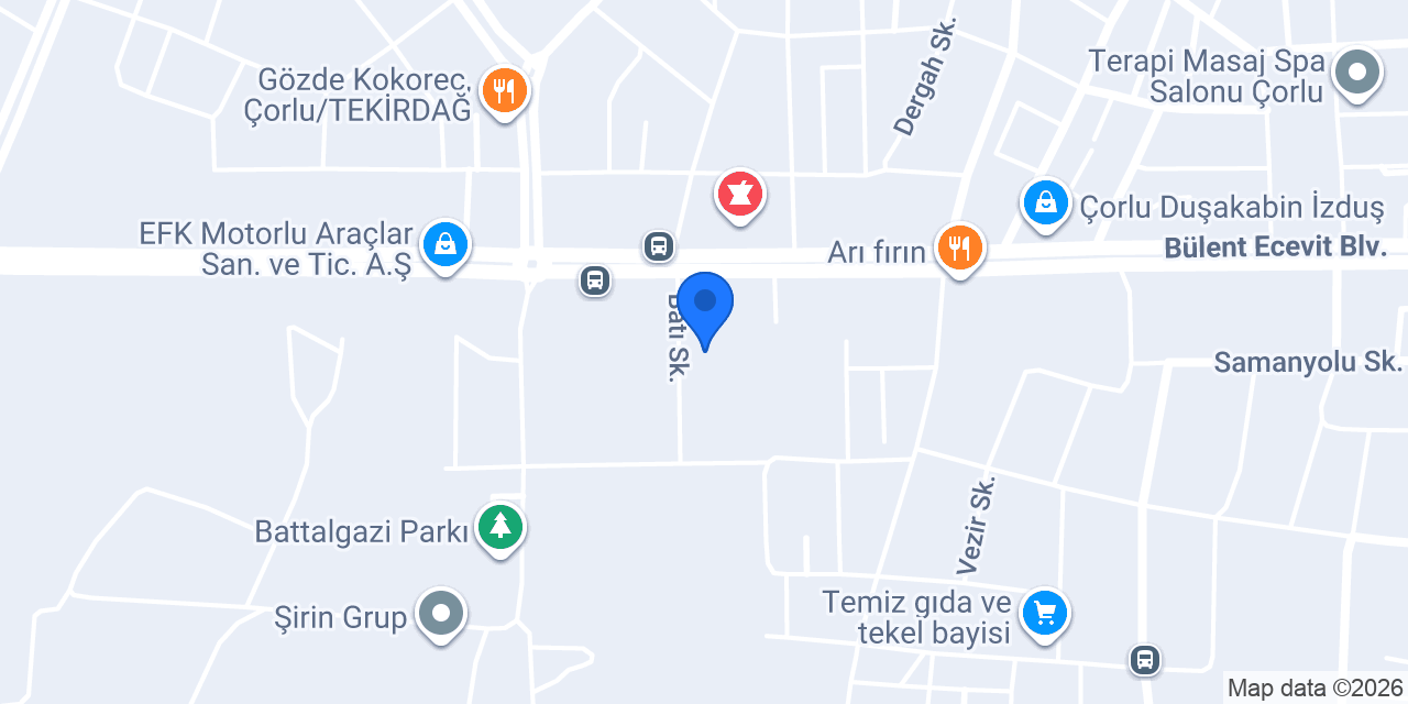 EFİVA KURUMSAL TEDARİK konumu