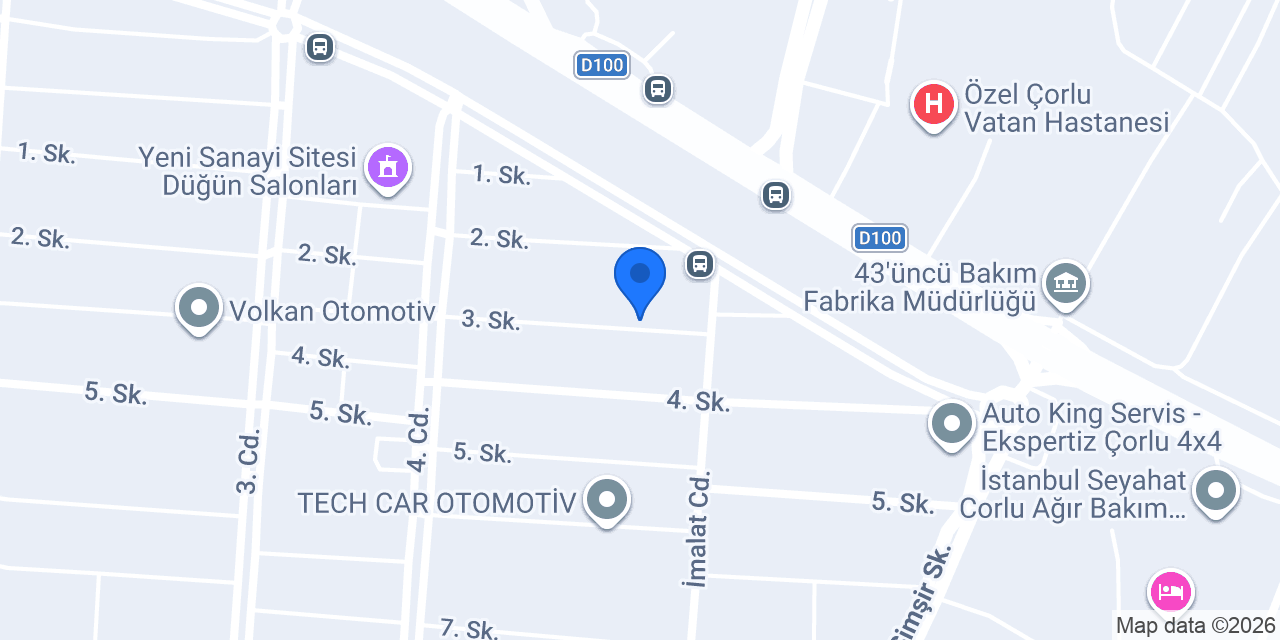 Aden Otomotiv konumu