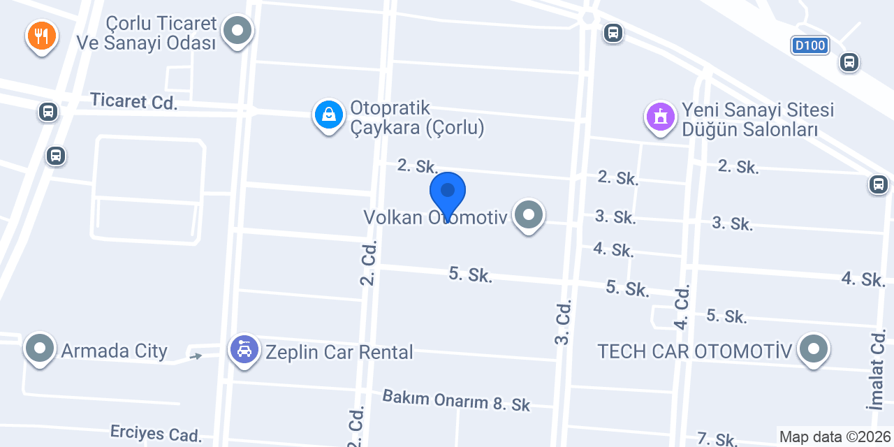 Yüksel Oto konumu