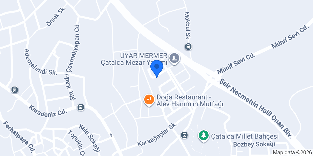 EMEK YAPI _ ÇATALCA konumu