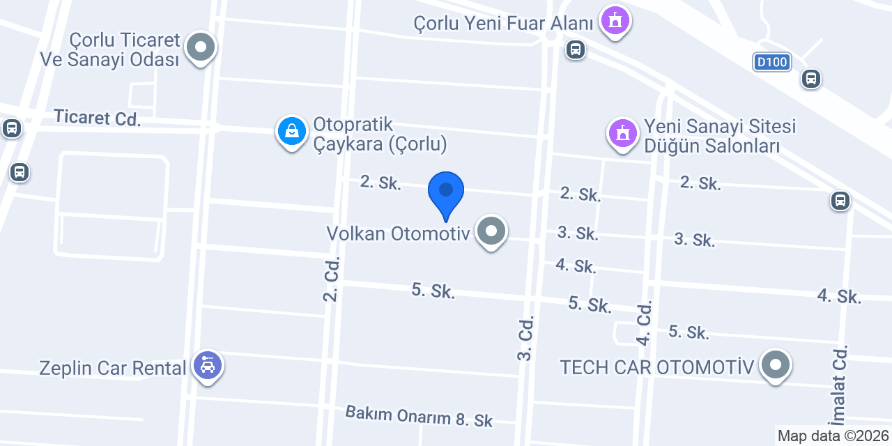 Saraç Otomotiv LPG konumu