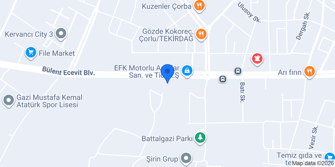 Azgüler Elektronik konumu