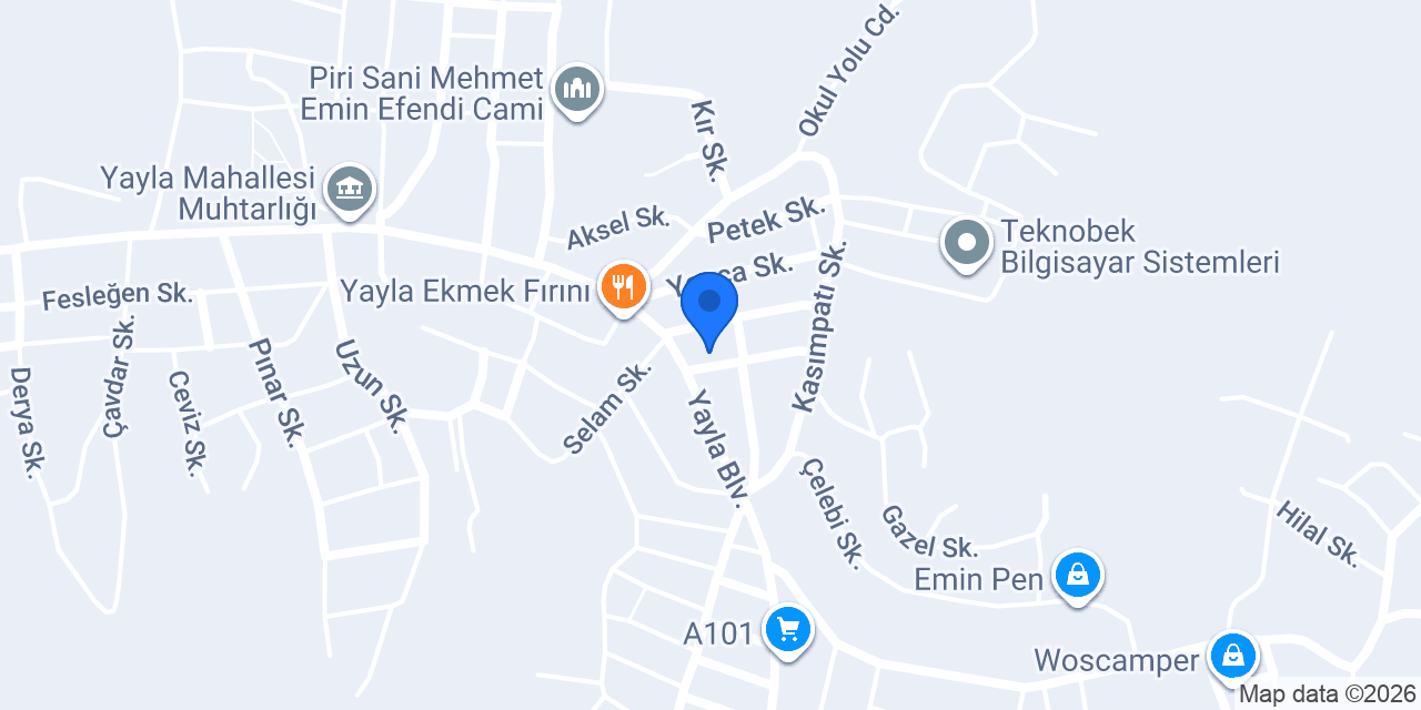 Şen Erkek Berber konumu