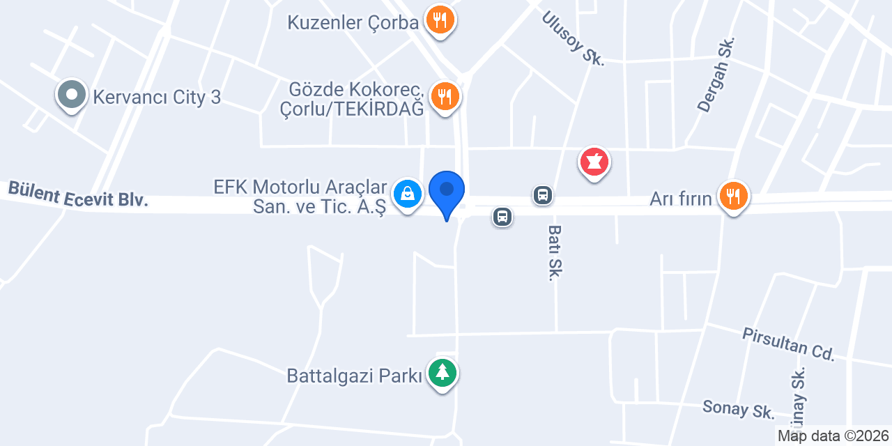 Bulvar Tekel Market konumu