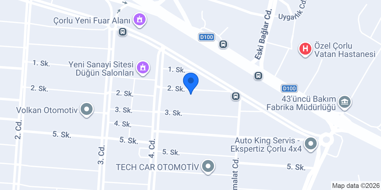 Çorlu Jeneratör Ve Güç Sistemleri Tic. Ltd. Şti. konumu