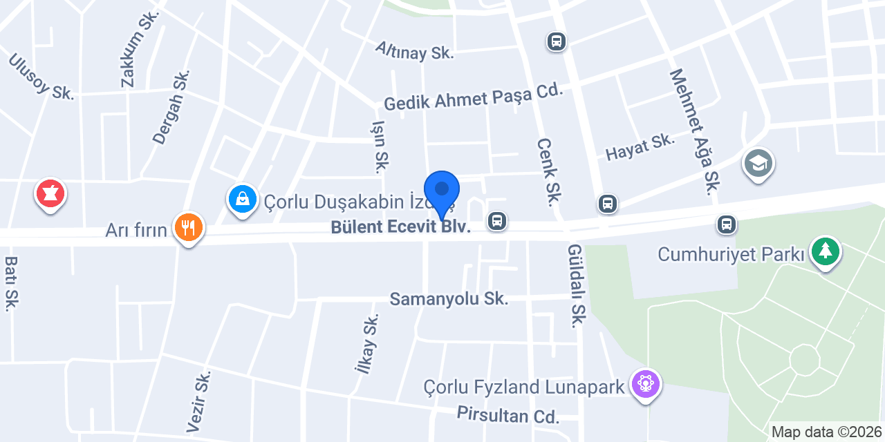 Babil çicek çorlu konumu