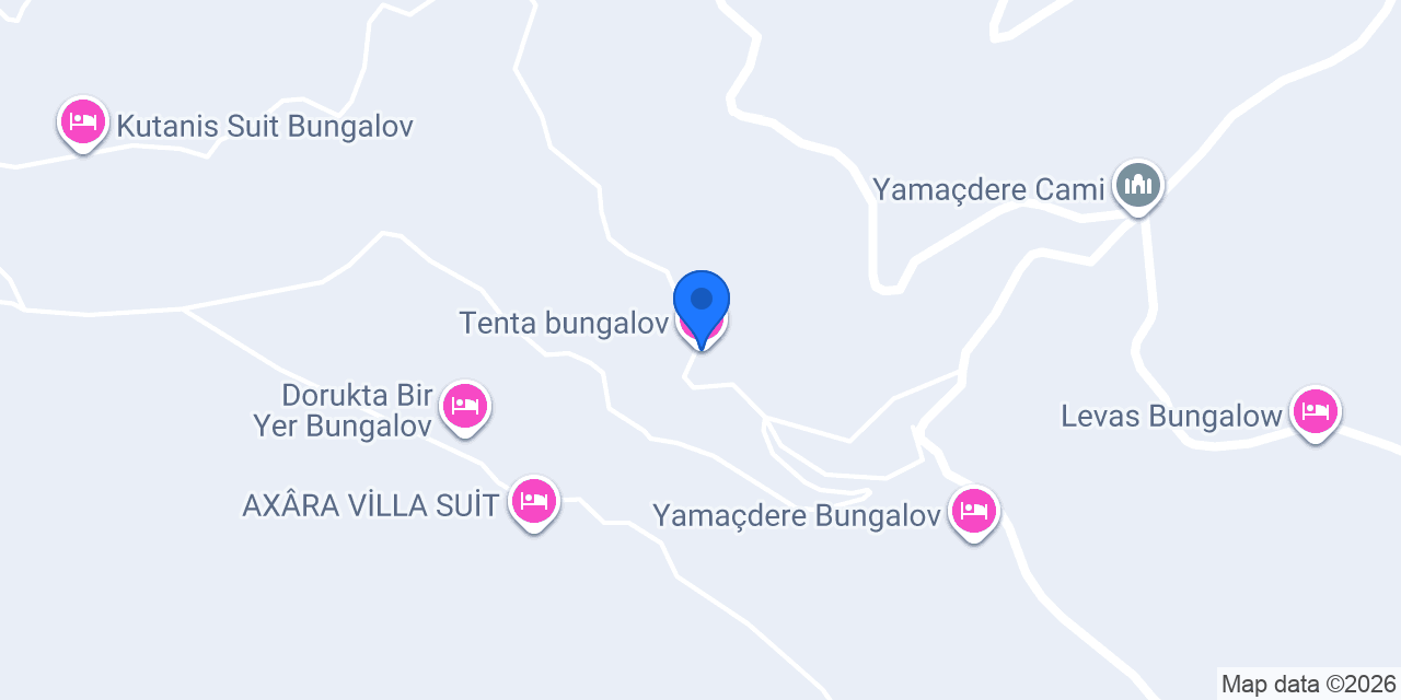 Tenta bungalov konumu
