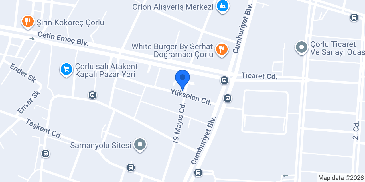 Çorlu Liya Kids konumu