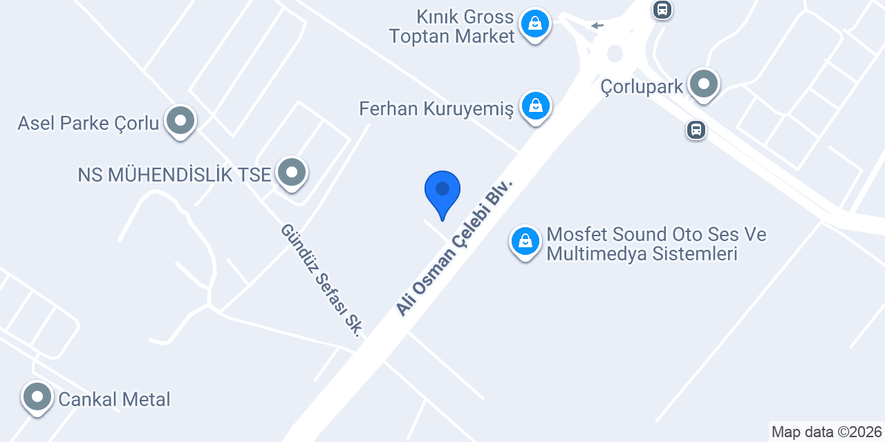AAC MİMARLIK PROJE konumu