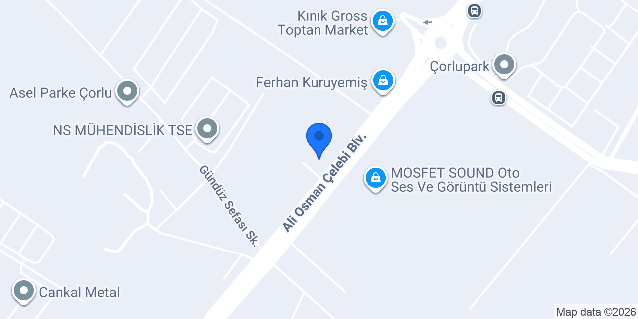 İskoop Çorlu Şube konumu