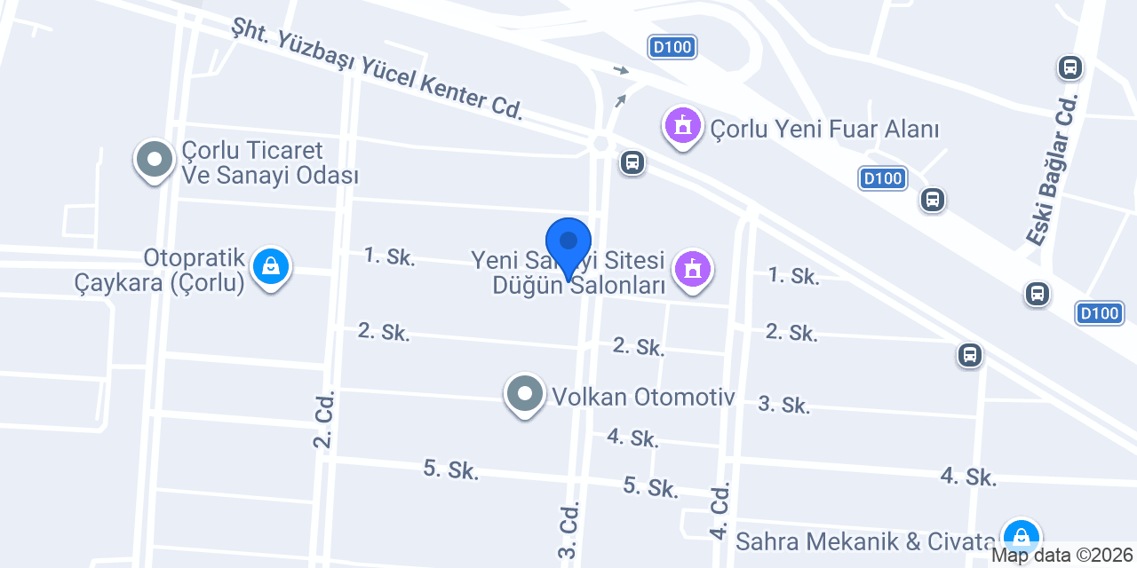 Sürat Oto Özel Ford Servisi konumu