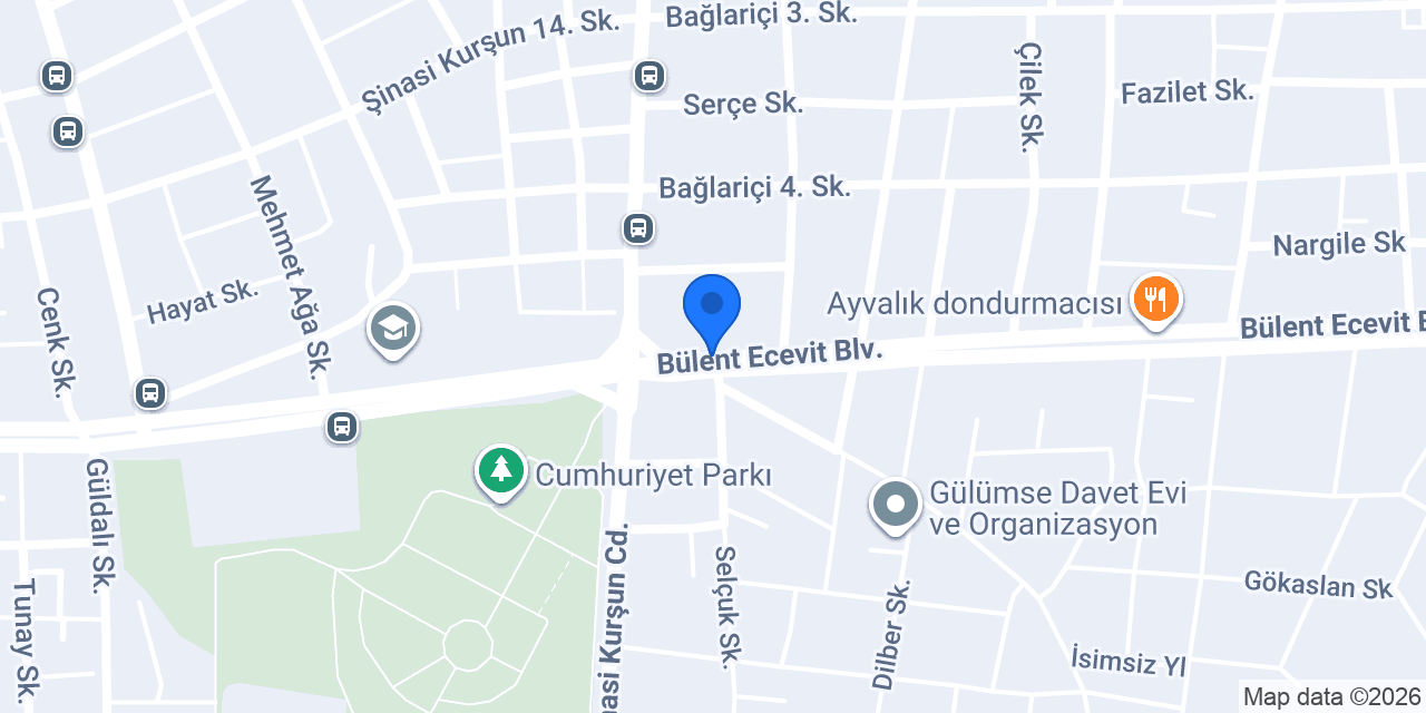 Oses Çiğ Köfte konumu